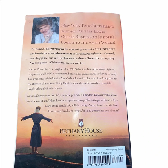 The Preachers Daughter by Beverly Lewis paperback book - Picture 2 of 3